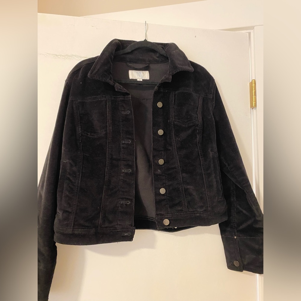 velvet jean jacket